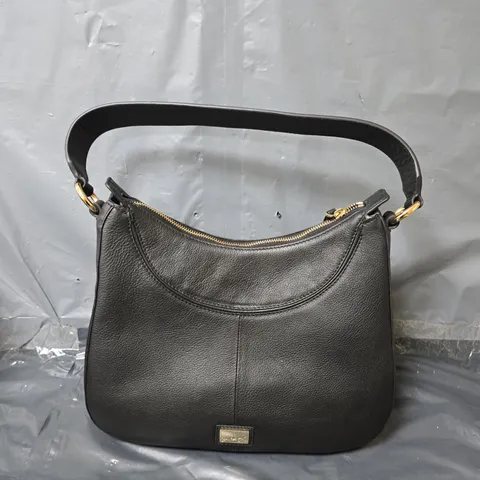 BEN DE LISI BLACK LEATHER HANDBAG