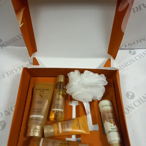 BOXED SANCTUARY SPA SIGNATURE PERFECT PAMPER PARCEL GIFT SET