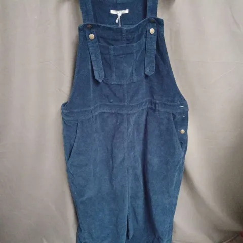 OLIVER BONAS CORD DUNGAREE IN DARK BLUE SIZE 18