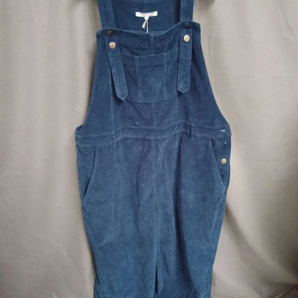 OLIVER BONAS CORD DUNGAREE IN DARK BLUE SIZE 18