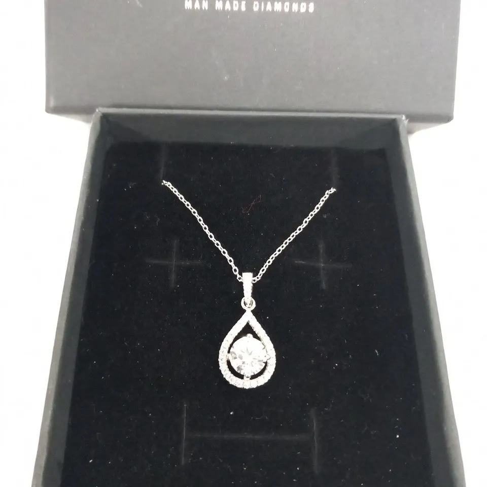 BOXED INFINITY DIAMONDS NECKLACE