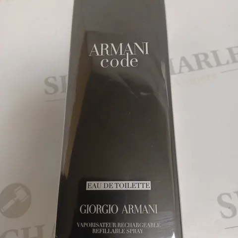 SEALED GIORGIO ARMANI CODE EAU DE TOILETTE - 200ML