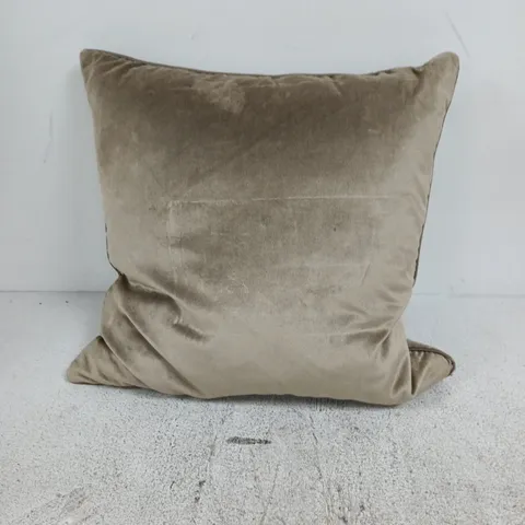 BEIGE VELVET CUSHION
