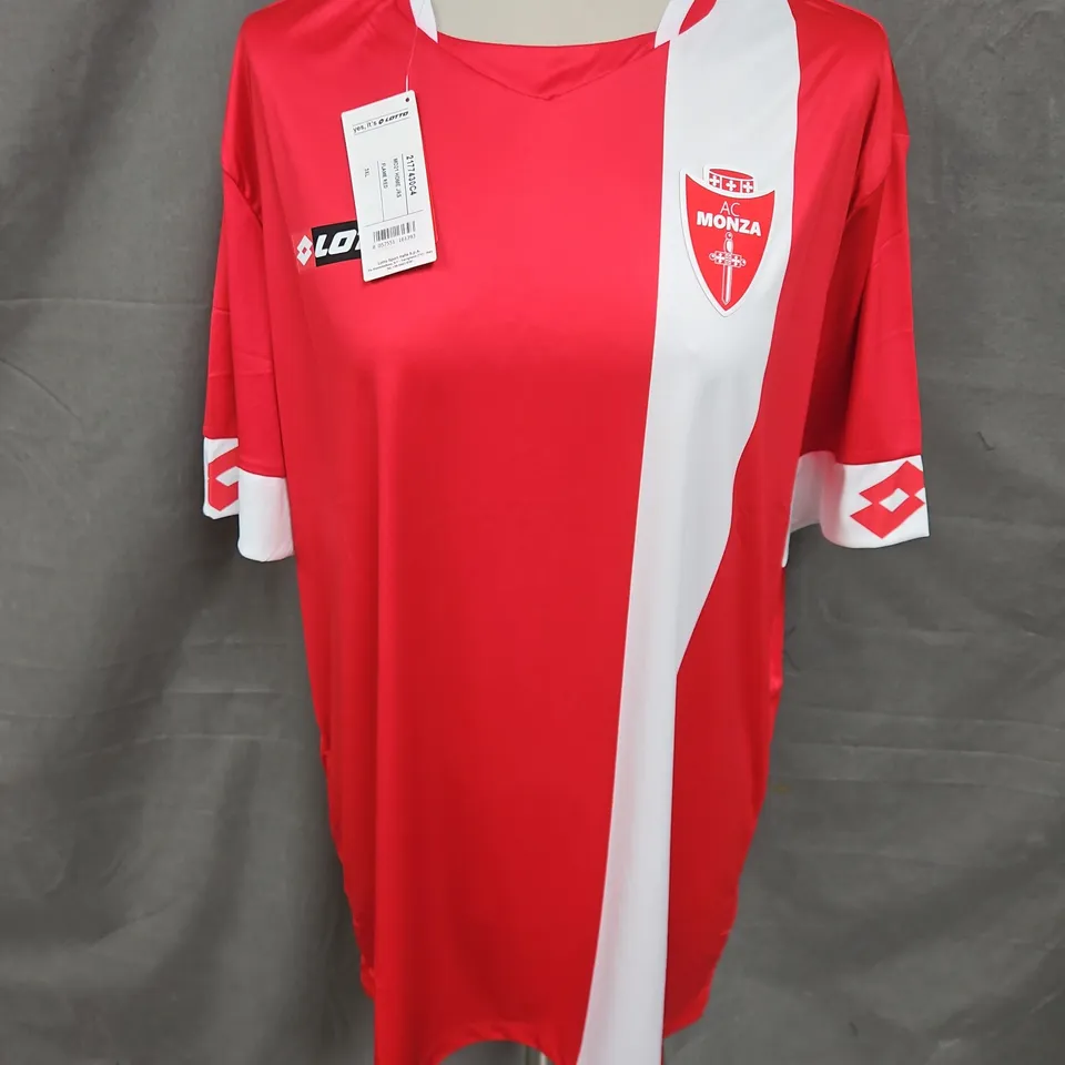 LOTTO MO21 HOME JERSEY IN FLAME RED SIZE 3XL