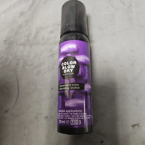 BOX OF APPROXIMATELY 24 MATRIX COLOR BLOW DRY TEMPORARY COLOR – BLOOMING ORCHID- 70ML