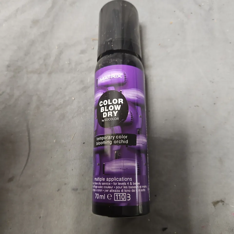 BOX OF APPROXIMATELY 24 MATRIX COLOR BLOW DRY TEMPORARY COLOR – BLOOMING ORCHID- 70ML