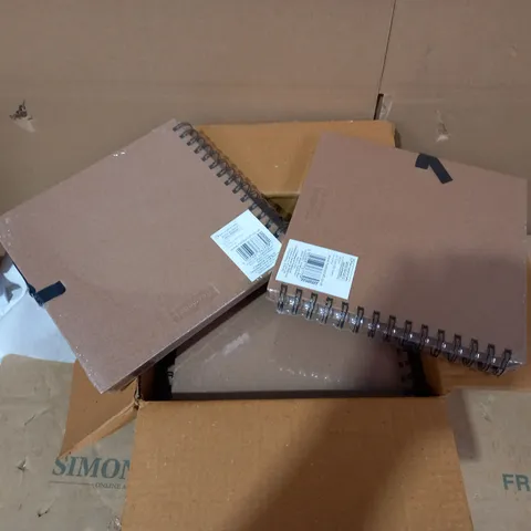 BOX OF APPROXIMATELY 10 ASSORTED HOBBYCRAFT NOTEBOOKS