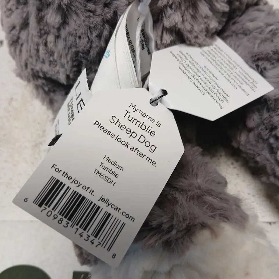 JELLYCAT LONDON SHEEP DOG PLUSH TOY (MEDIUM) – TUMBLE