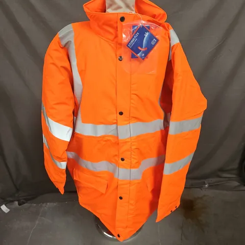SUPERTOUCH HIVIS STORMFLEX PARKA ORANGE SIZE 3XL