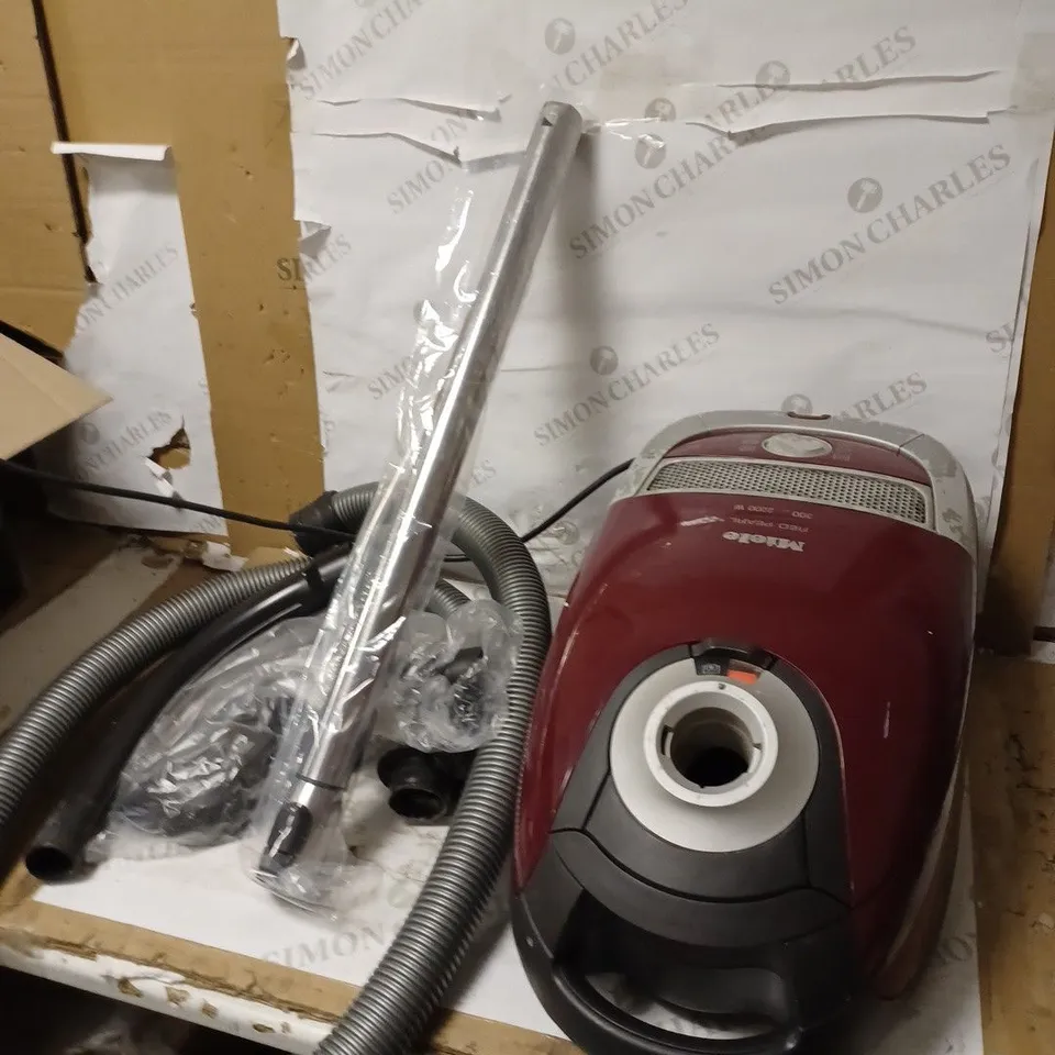 MIELE C3 CAT AND DOG BAGGED CYLINDER VACUUM CLEANER, TAYBERRY RED