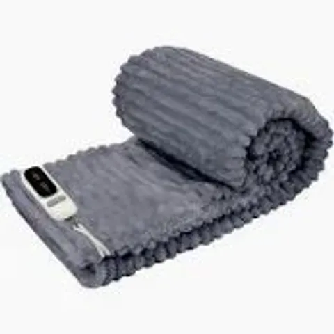 BOXED NEO 160W HEATHER THROW BLANKET - GREY // SIZE: 160 X 130cm (1 BOX)