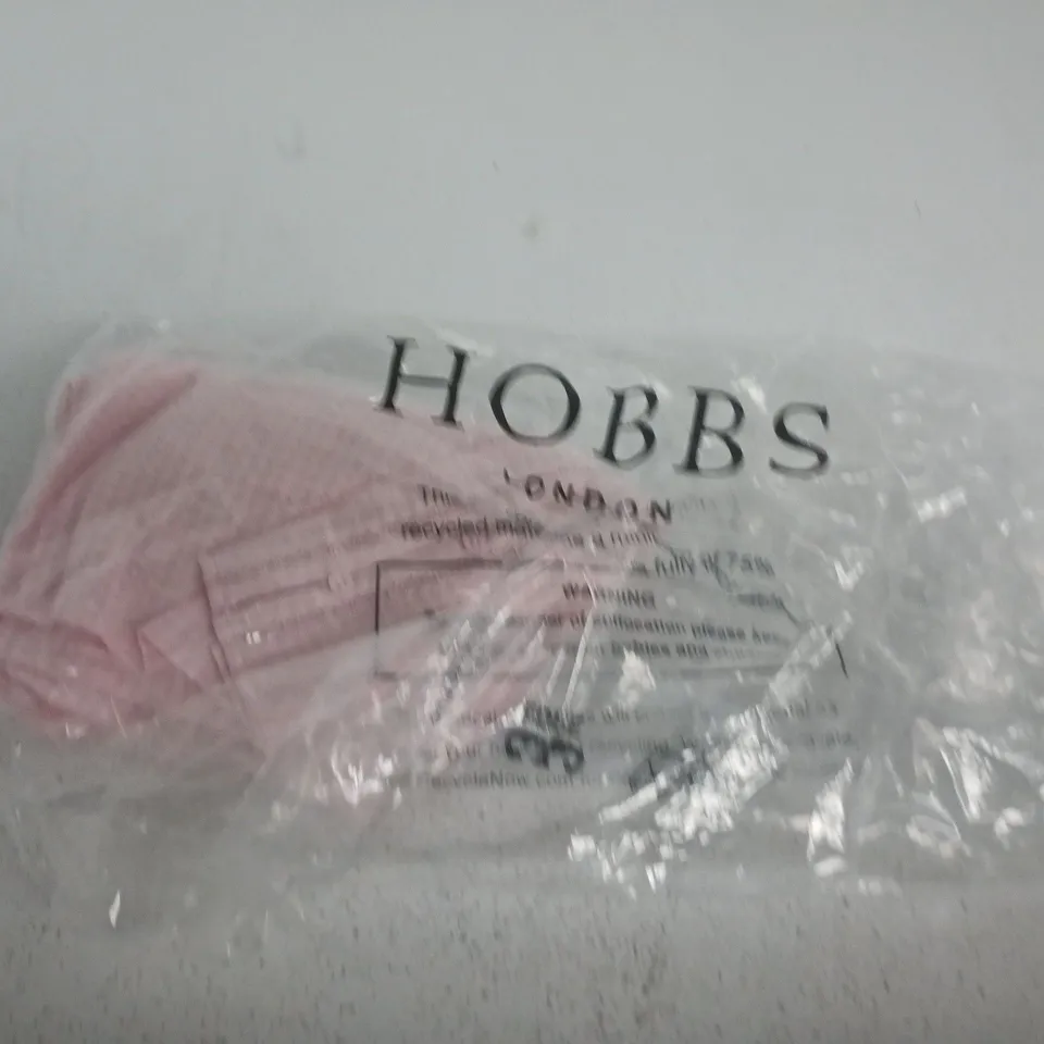 HOBBS LUCILLA BLOUSE - BLUSH PINK - UK 12 (EU 38, US 8)