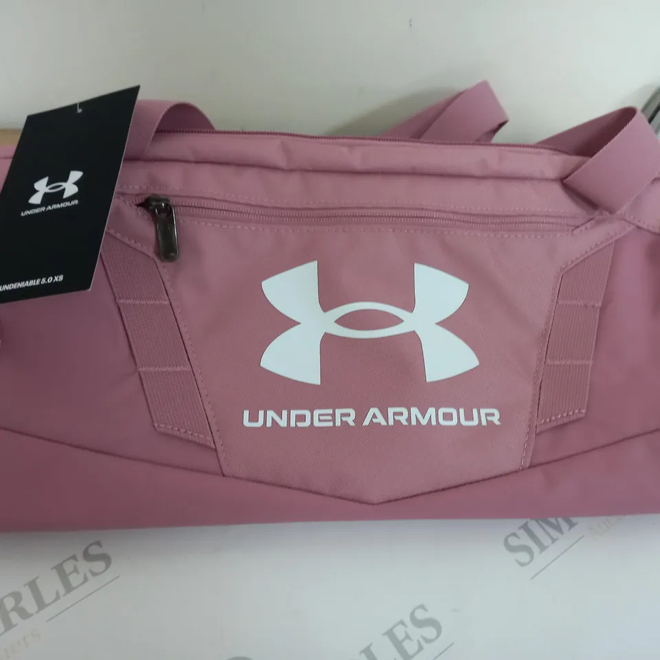 PNK UNDER ARMOUR DUFFEL BAG 