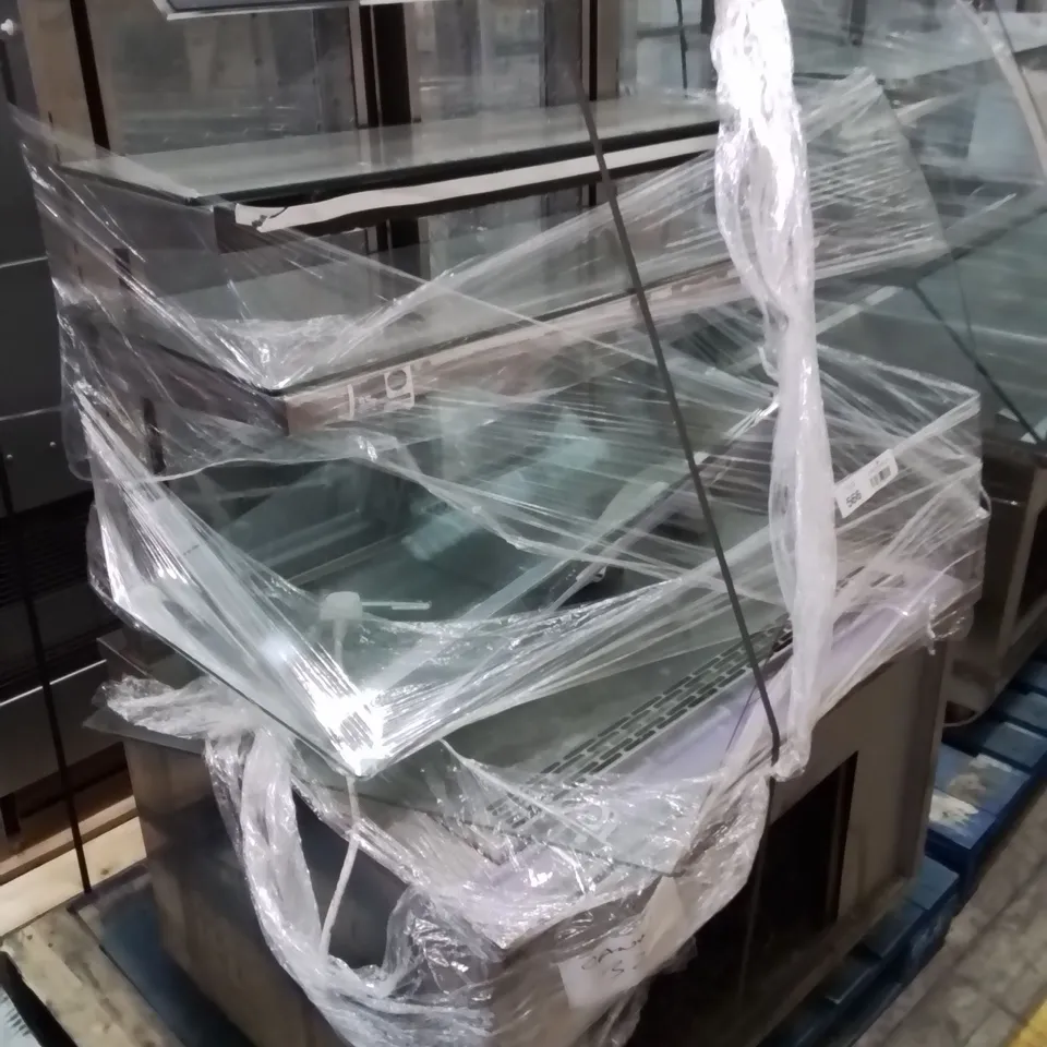 STAINLESS STEEL COMMERCIAL COLD DISPLAY FRIDGE/COUNTER