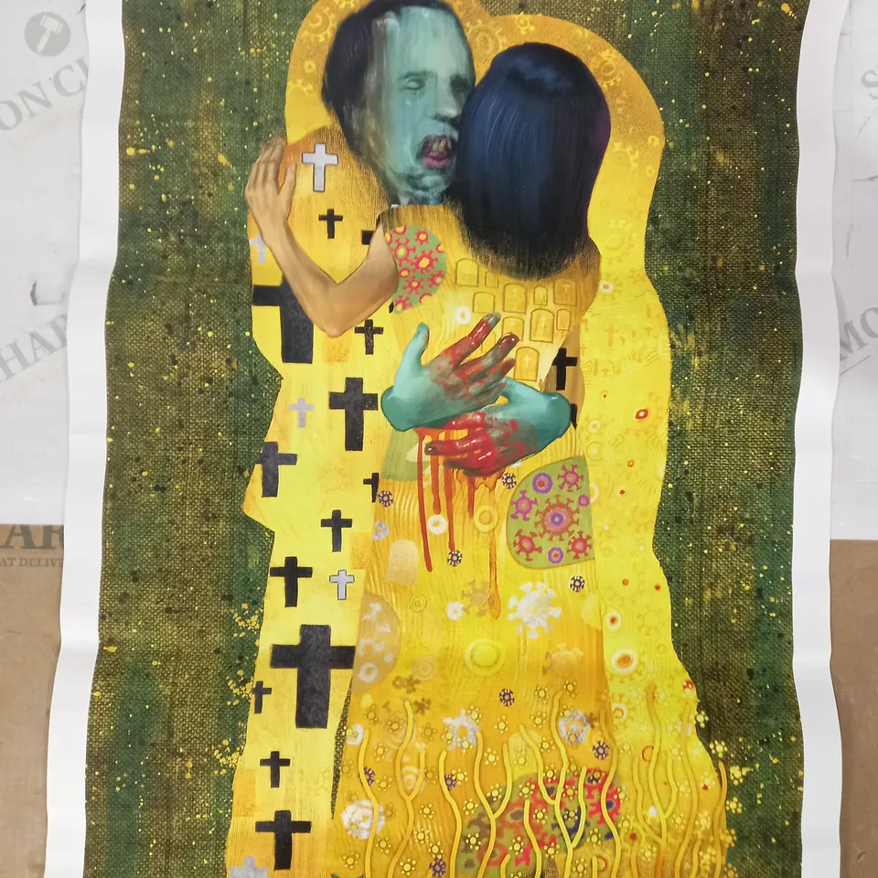 GUSTAV KLIMT "THE KISS" SIGNED LIMITED EDITION ARTWORK (1/100)