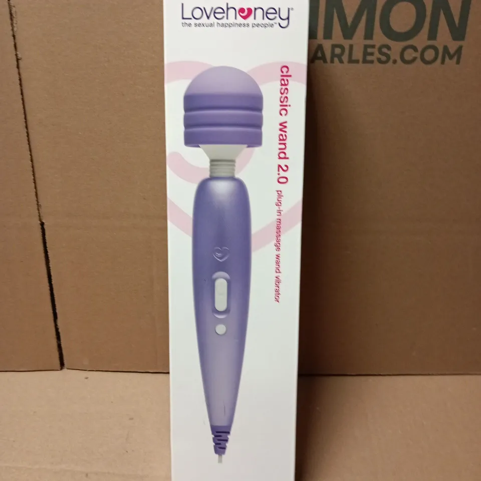 SEALED LOVEHONEY CLASSIC WAND 2.0 PLUG IN MASSAGE WAND VIBRATOR