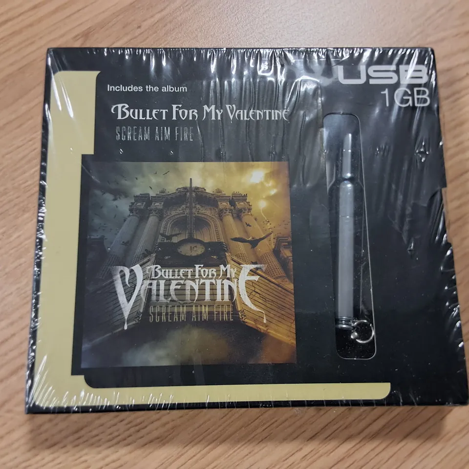 SEALED BULLETS FOR MY VALENTINE SCREAM AIM FIRE ALBUM - USB EDITION
