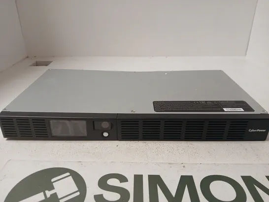 Lot 8552: CYBERPOWER UPS – 1U RACK-MOUNT UNINTERRUPTIBLE POWER SUPPLY ...