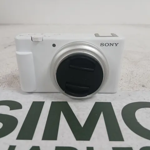SONY ZV-1F COMPACT DIGITAL CAMERA – WHITE