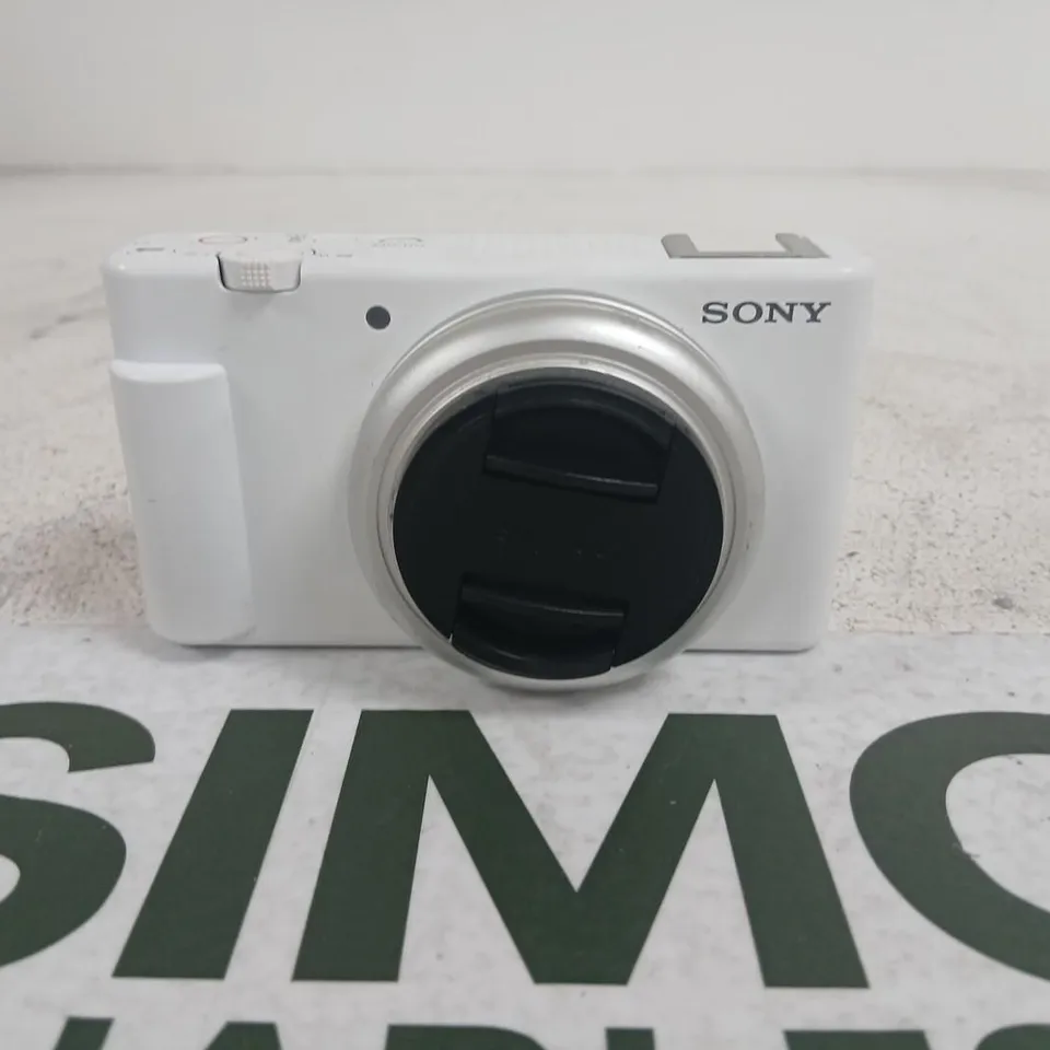 SONY ZV-1F COMPACT DIGITAL CAMERA – WHITE