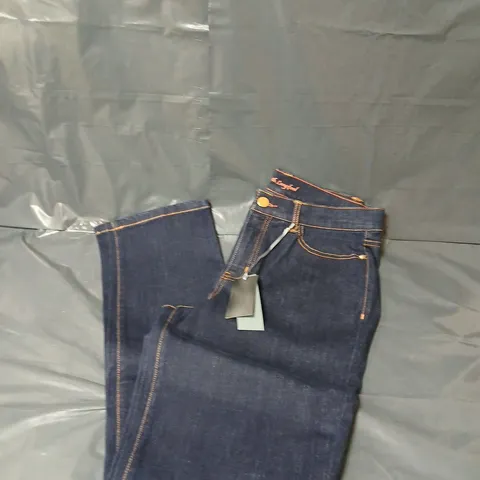 RUTH LANGSFORD DARK INDIGO NEW FIT STRAIGHT LEG JEAN STANDARD - UK 8