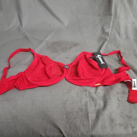 GOSSARD GLOSSIES SALSA RED BRA – UK 32F (EU 70G; US 32G)
