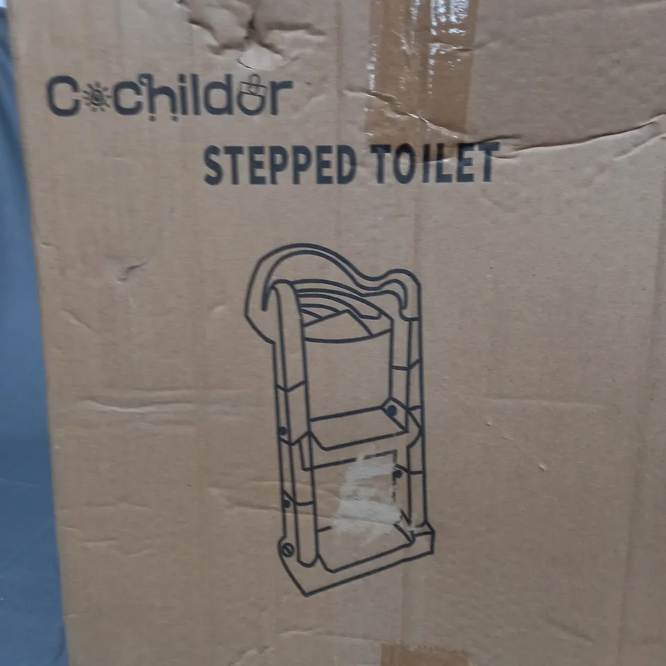 CHILDRENS STEPPED TOILET