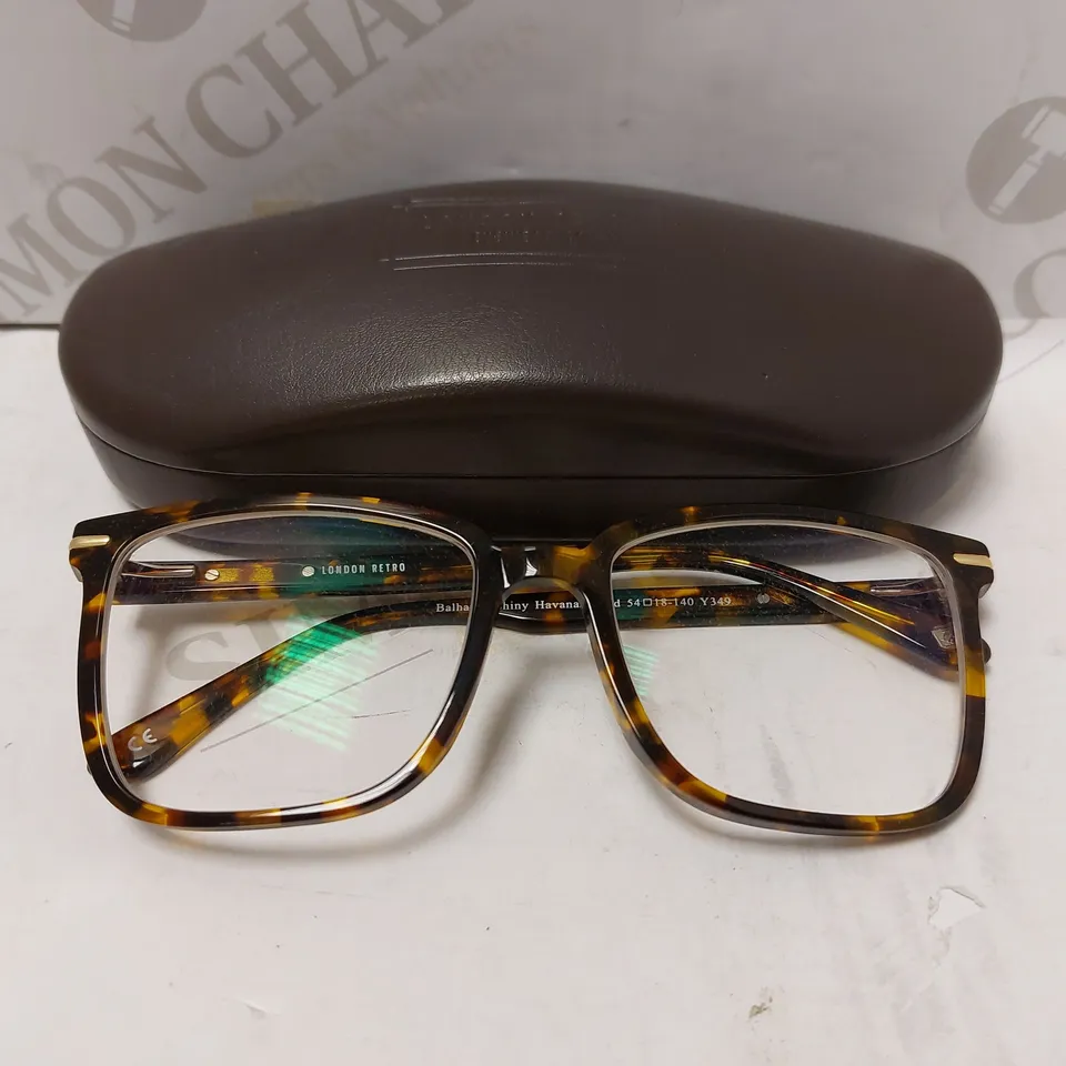 LONDON RETRO EYEWEAR BALHAM SHINY HARVANA/GOLD