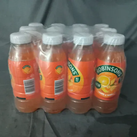 ROBINSONS ORANGE & MANGO JUICE MULTIPACK (12 X 500ML BOTTLES)