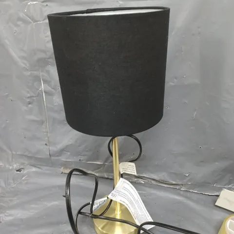 LANGLEY TABLE LAMP - BLACK/BRASS