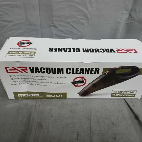 VACUUM CLEANER – MODEL 2001 (DC 12V WET/DRY) – BOXED
