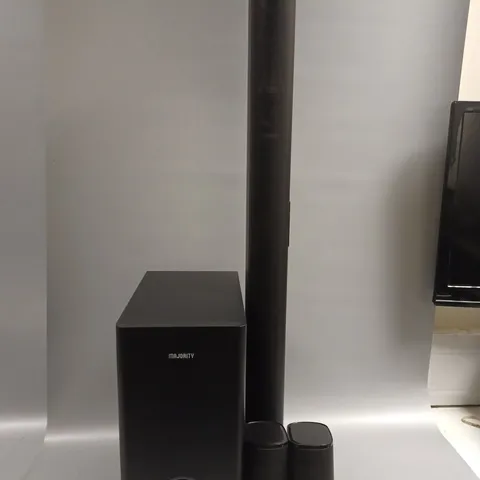 BOXED DOLBY AUDIO EVERREST 5.1 WIRELESS SURROUND SOUND SYSTEM - COLLECTION ONLY