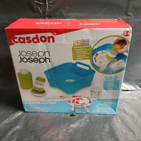 CASDON JOSEPH JOSEPH WASH & SCRUB TOY CLEANING SET