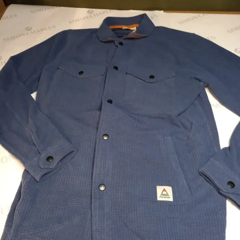 PASSENGER RECYCLED MAPLE GRID POLAR FLEECE SHIRT SIZE S/M