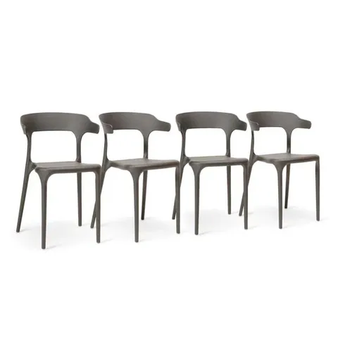 BOXED SET OF VENLO FULL BACK STACKING SIDE CHAIRS (1 BOX)