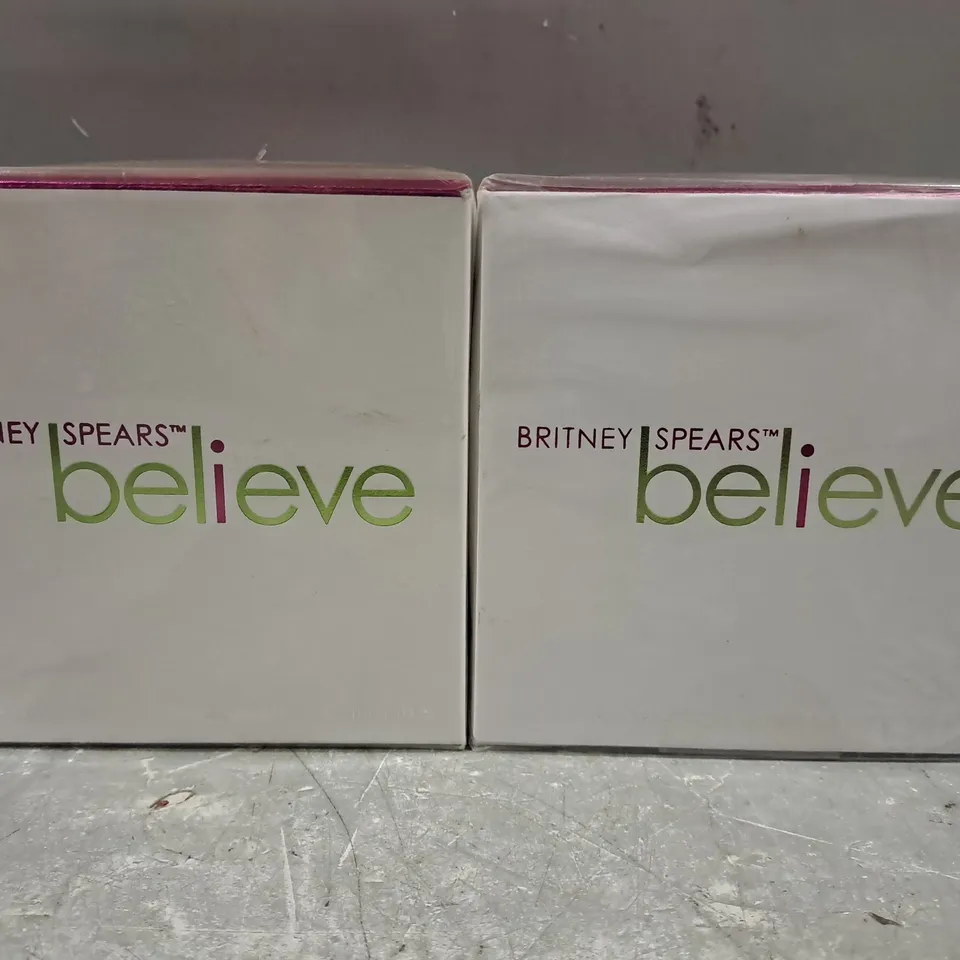 2 X 100ML BRITNEY SPEARS BELIEVE EAU DE PARFUM