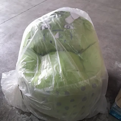 DINOSAUR BEANBAG CHAIR- GREEN