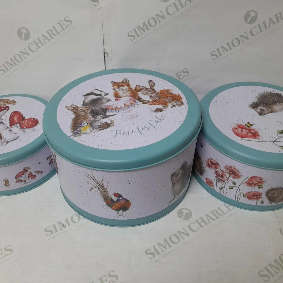 ANIMAL DESIGN 'TIME FOR CAKE' FOOD STORAGE CONTAINERS