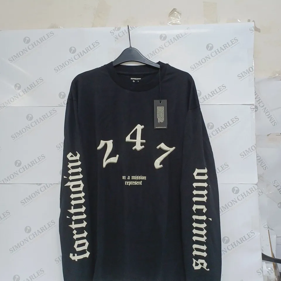 REPRESENT VINTAGE 247 LONG SLEEVE TEE LARGE