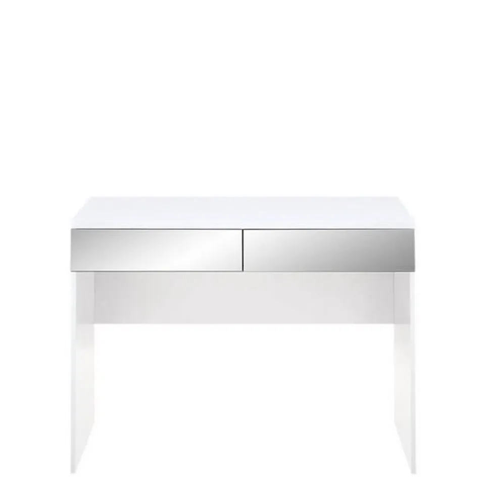 BOXED GRADE 1 PRAGUE MIRRORED DRESSING TABLE WHITE (1 BOX) / COLLECTION ONLY RRP £169