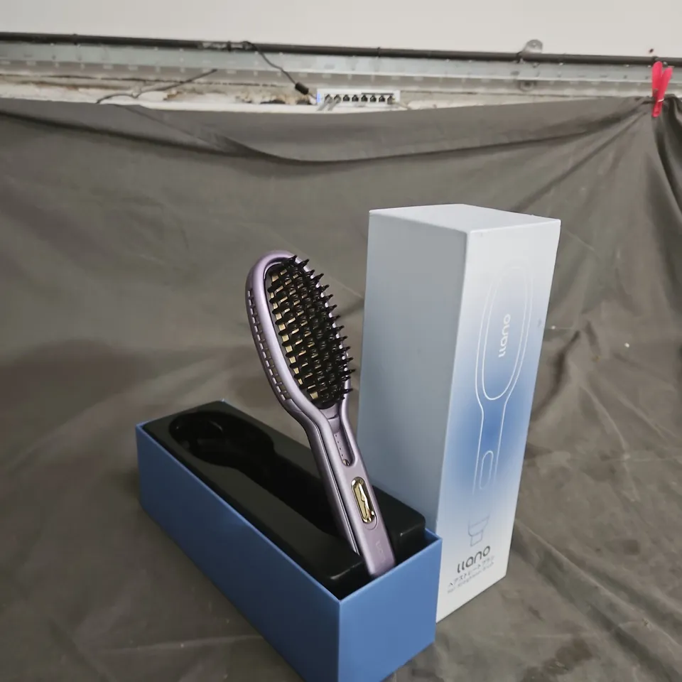 LLANO HAIR STRAIGHTENING BRUSH – PURPLE (BOXED)