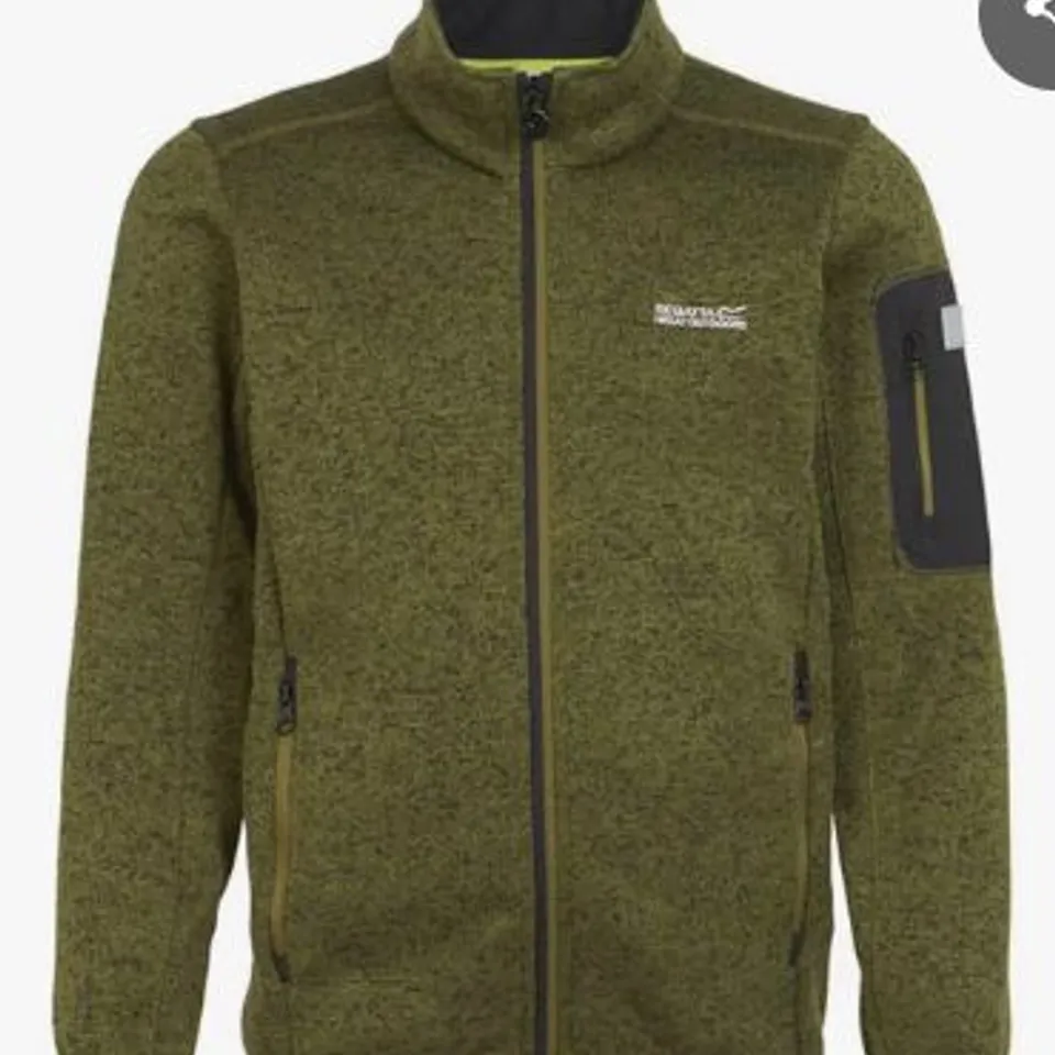 REGATTA CHILD FLEECE NEWHILL NEPHITE GREEN AGE14 YEARS