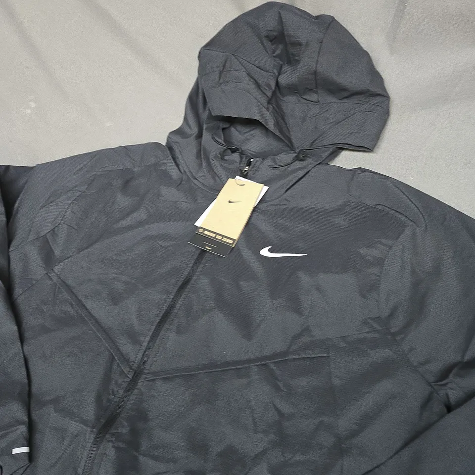 NIKE LOGO FULL ZIP RUNNING JACKET SIZE L