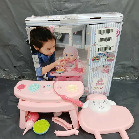 BOXED BABY ANNABELL LUNCH TIME TABLE 