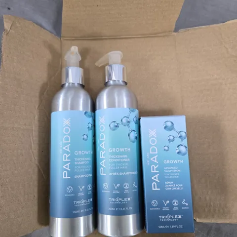 PARADOX GROWTH HAIR CARE SET β THICKENING SHAMPOO X2 (250ML) + ADVANCED SCALP SERUM (50ML)