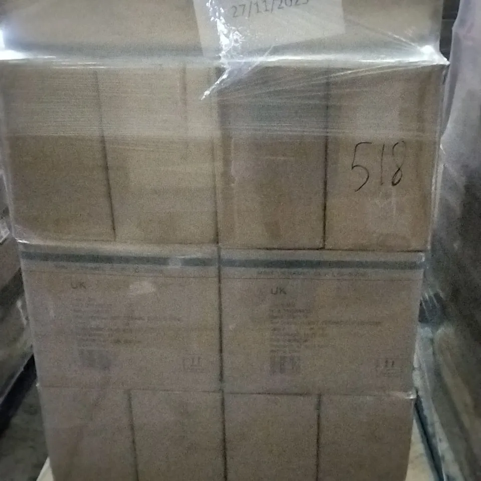 PALLET OF APPROXIMATELY 28 X BOXES OF BRAND NEW GEORGE HOME 500ML MINT CERAMIC CLIP LID JARS - 24 JARS PER BOX 