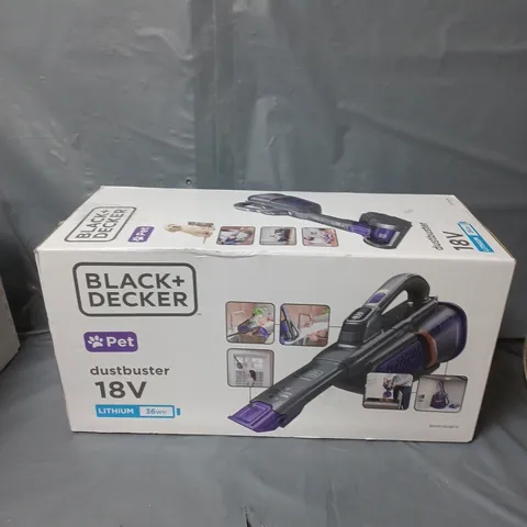 BLACK AND DECKER PET DIRTBUSTER HANDHELD VACUUM CLEANER