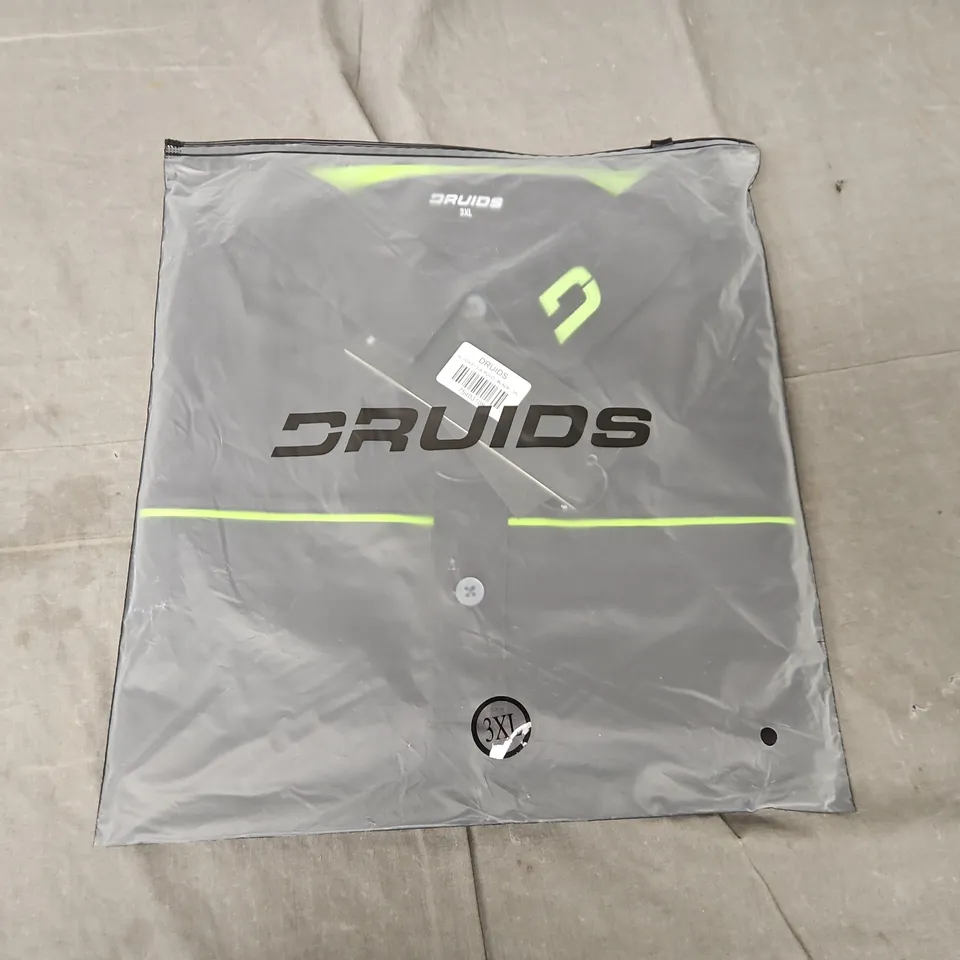 BAGGED DRUIDS BLOCK PIQUE POLO - 3XL