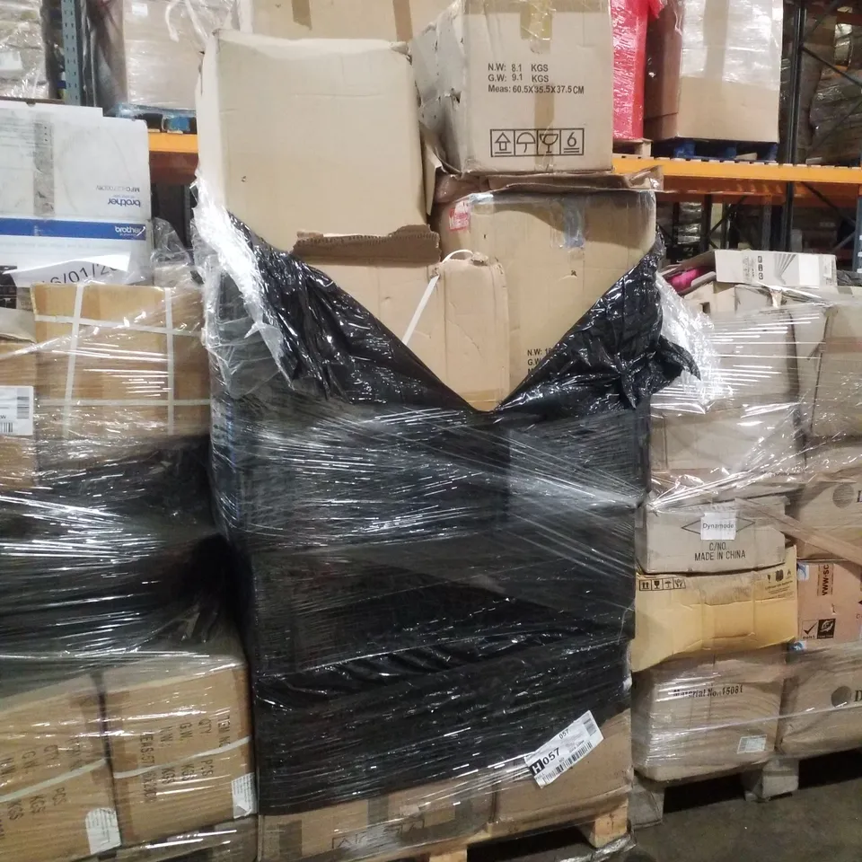 PALLET CONTAINING ASSORTED NETWORK CABINETS & WALL RACKS