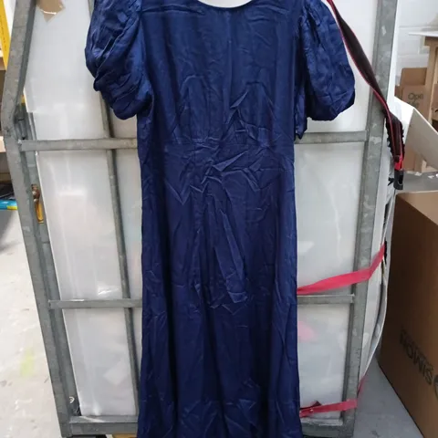 NOBODYS CHILD QUINN MIDI DRESS - BLUE, UK 12 (EU 40)